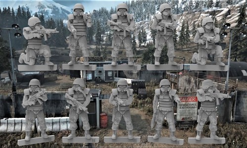 Nero soldier x10 28mm - nero,